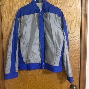 Daytona Men’s  Medium Vintage Windbreaker Blue and Grey great condition